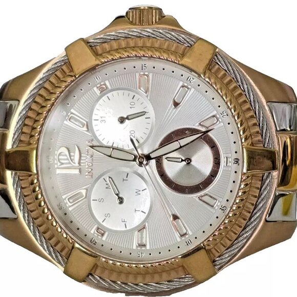 $795 MSRP- Invicta Bolt Quartz Silver Dial Two-tone Ladies Watch main image 6